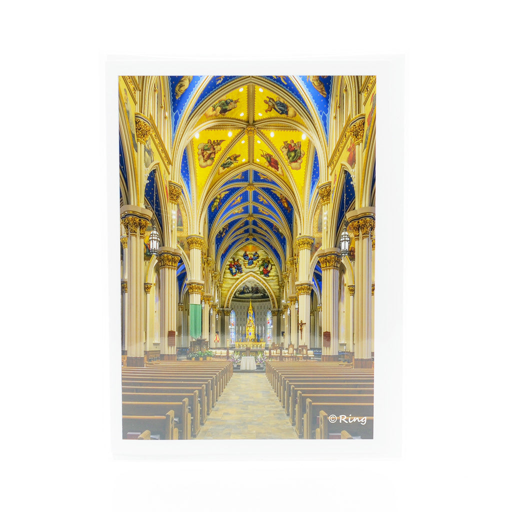 Basilica Notre Dame Notecard – Funky Flamingo Gift Shop