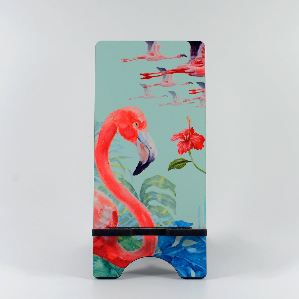 Flamingo Paradise Phone Stand – Funky Flamingo Gift Shop