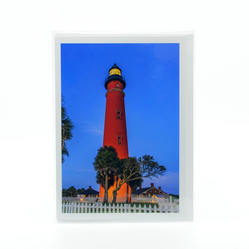 Ponce Inlet Lighthouse 3 Notecard – Funky Flamingo Gift Shop