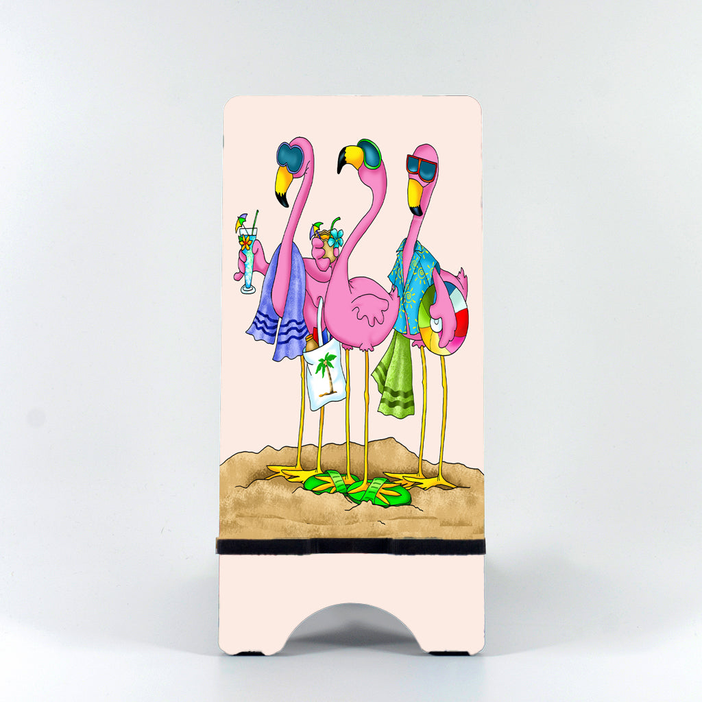 Flamingo Trio Phone Stand