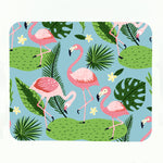 Blue Flamingo Mouse Pad