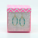 Hoop Beaded Earrings