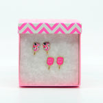 Pickleball Earrings-Hot Pink (Duo)