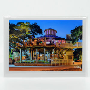 Norwood Restaurant in New Smyrna Beach - Florida on a 5"x7" photographic glossy greeting card