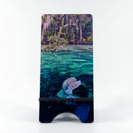 Blue Springs Manatees on a phone stand