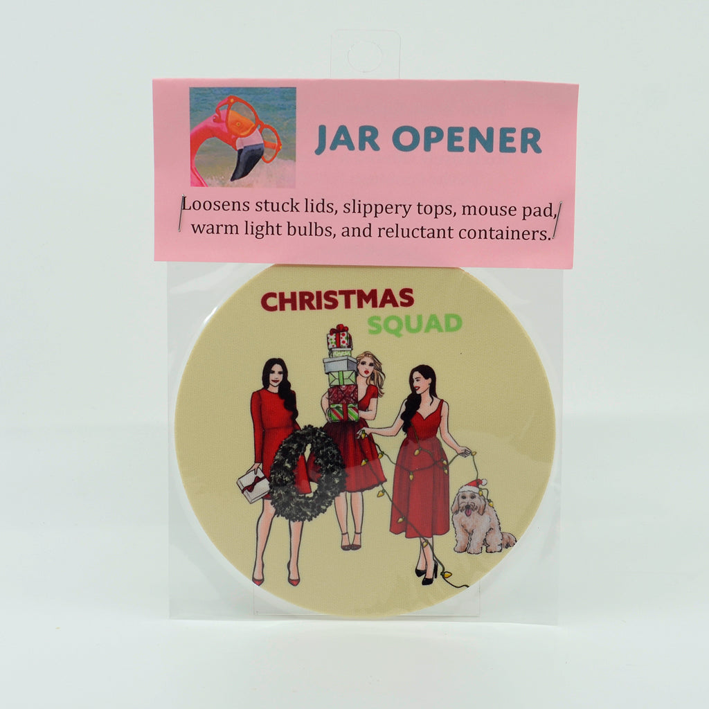 Christmas Squad 5" Rubber Jar Opener