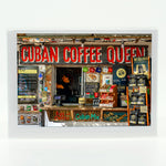 Cuban Coffee Queen photograph on a greeting card