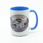 Flagler Avenue photograph in New Smyrna Beach on a ceramic coffee mug