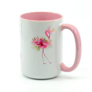 Always be a Flamingo Ceramic Coffee Mug