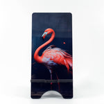 Flamingo Artwork on Phone Stand