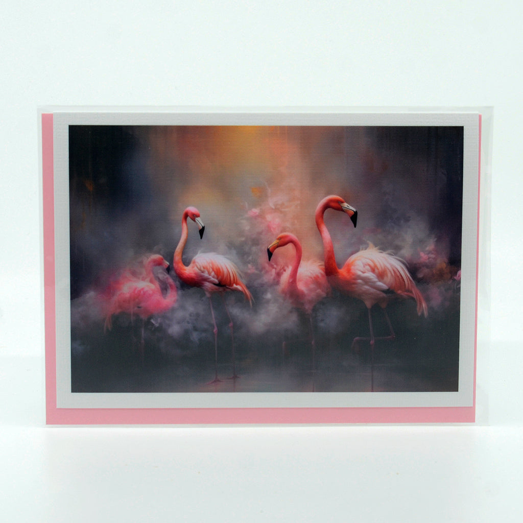 Dreaming Flamingo Greeting Card