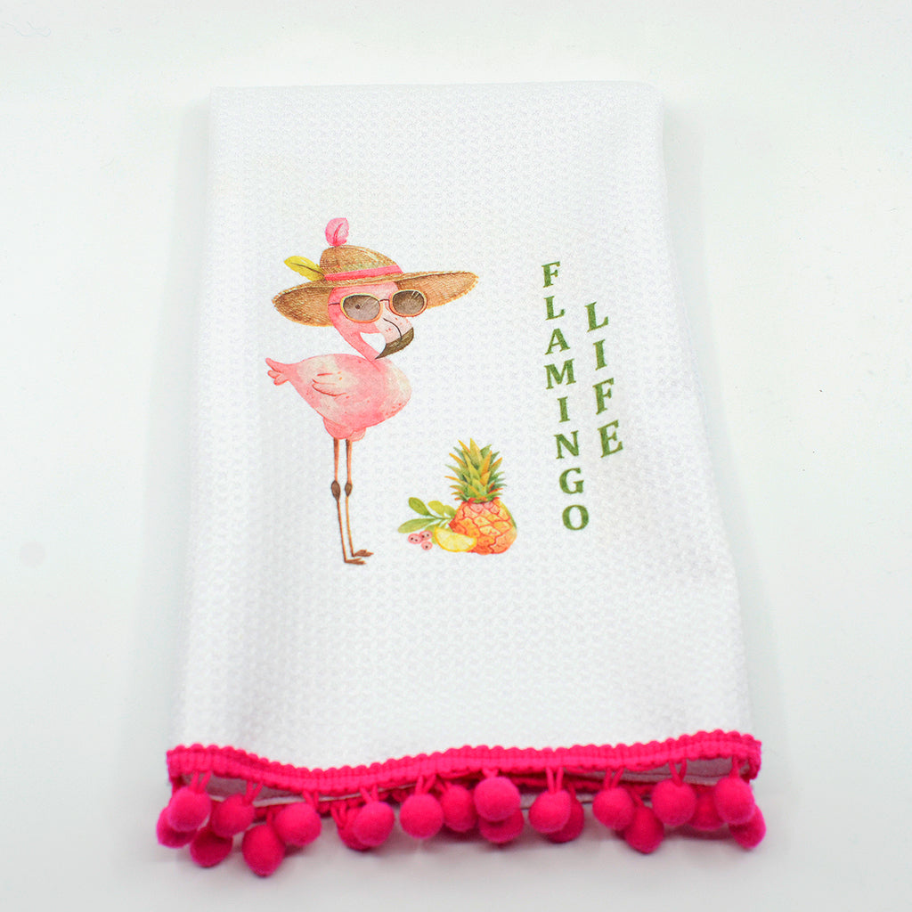 Kitchen Towel-Flamingo Life 3