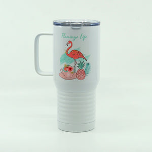 Flamingo Life Stainless Steel Tumbler Mug