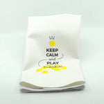 Keep Calm and Play Pickleball Waffle Towel