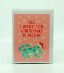 Meow Christmas Greeting Card Box