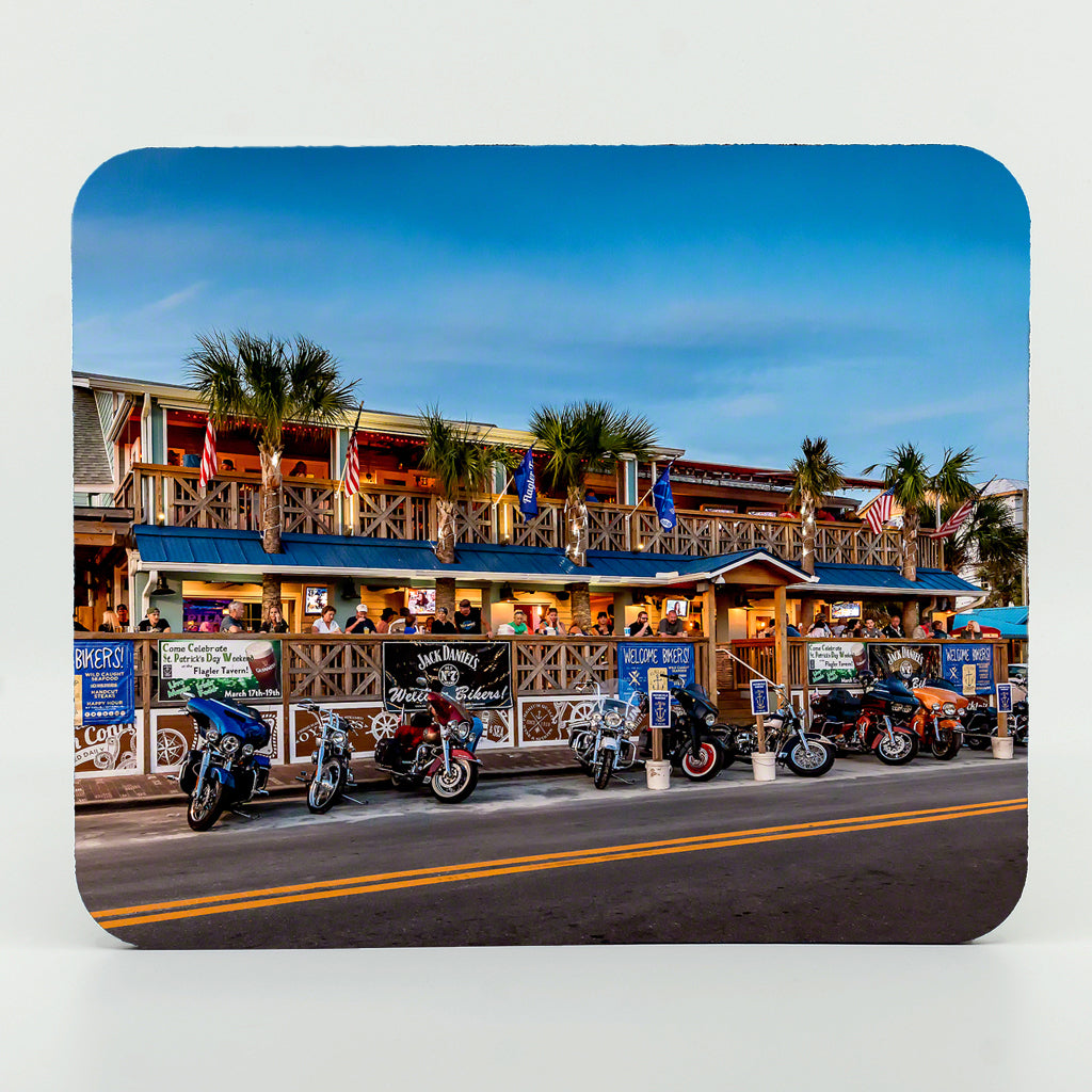 Flagler Tavern in New Smyrna Beach photograph on a rubber mouse pad