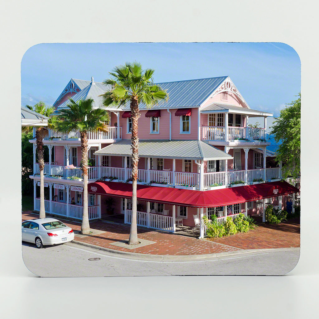 Riverview Hotel in New Smyrna Beach photograph on a rubber computer mouse pad