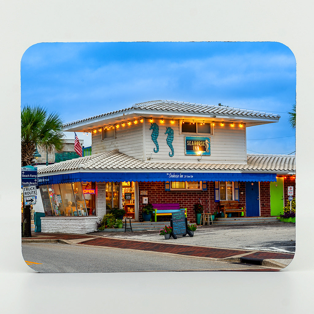 The Seahorse Inn photograph on a rectangle mouse pad