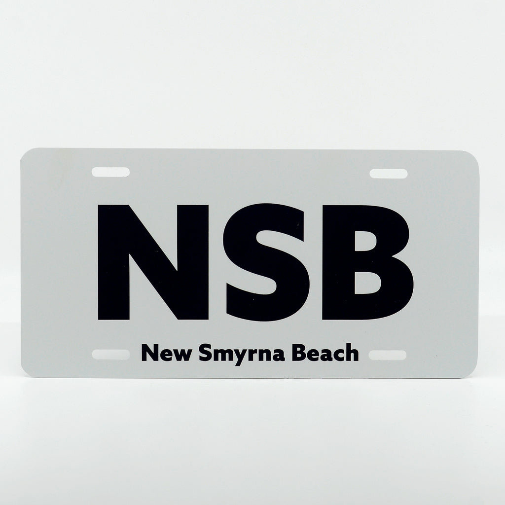 NSB Black License Plate