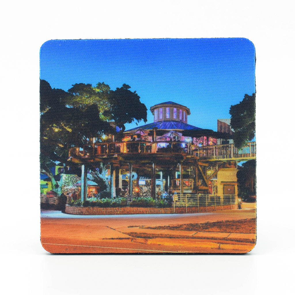 Norwood Restaurant in New Smyrna Beach Florida on a Square Rubber Home Coaster