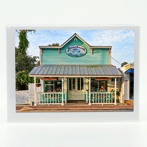 Beachside Candy in New Smyrna Beach Photograph on a 5"x7" glossy greeting card