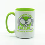 Pickleball Cool graphics on a coffee mug