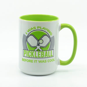 Pickleball Cool graphics on a coffee mug