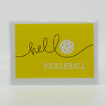Hello Pickleball Greeting Card