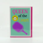 Queen of the Court Pickleball Greeting Card