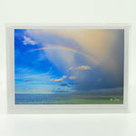 Rainbow Squall in the Florida Keys photograph on a 5"x7" greeting card