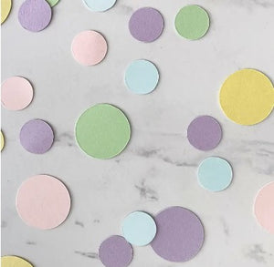 PASTEL RAINBOW CONFETTI