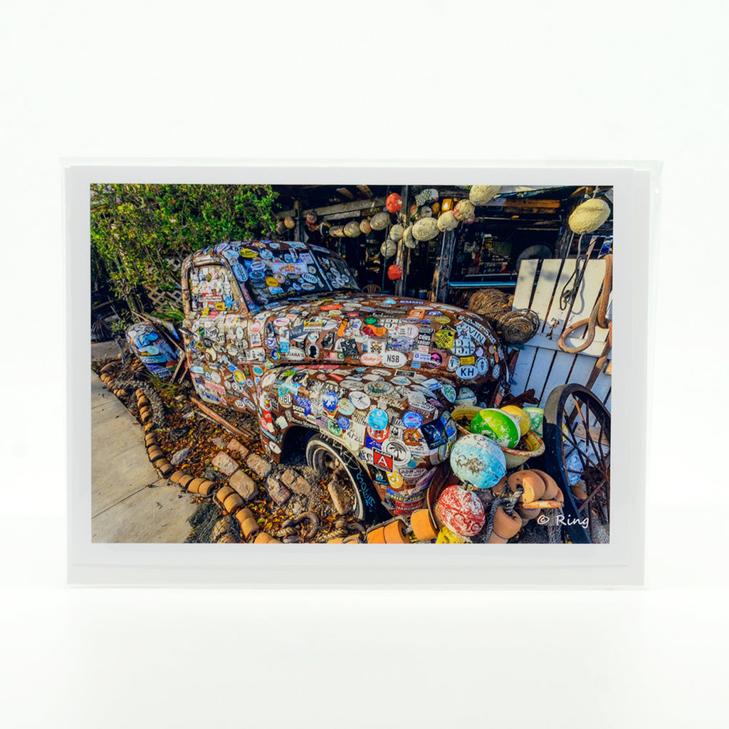 Bo's Fish Wagon Restaurant photograph on a glossy notecard 5" x 7"
