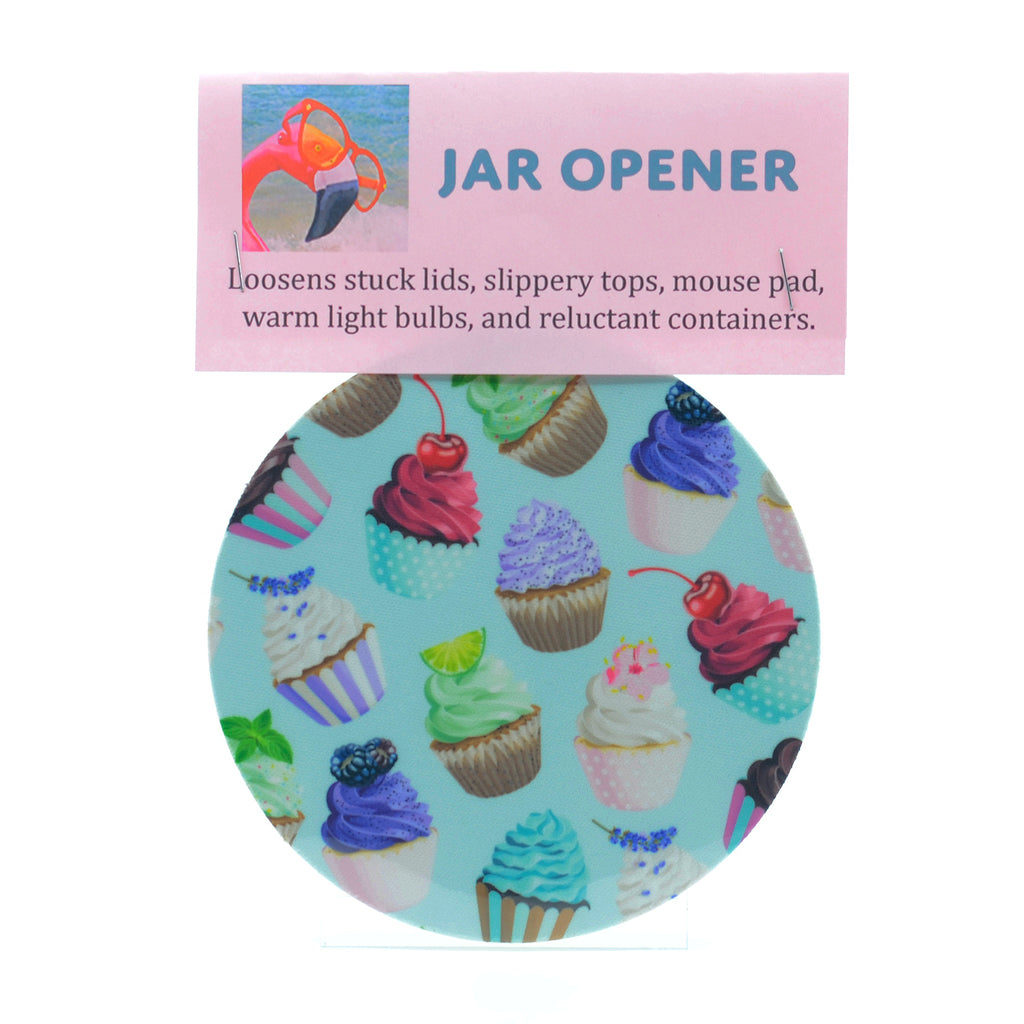 Kitchen Gadget-Rubber Blue Cupcake Rubber Jar Opener