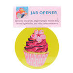 5" Yellow Cupcake Rubber Jar Opener