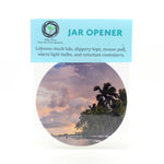 Tropical Dreams Photograph on a 5" Rubber Round Jar Opener