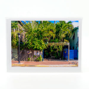 Blue Heaven photograph on a glossy notecard 5" x 7"