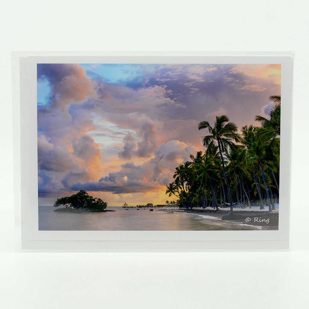 Tropical Dreams in the Florida Keys photograph on a glossy greeting card 5" x 7"
