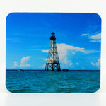 Alligator Reef Lighthouse Photograph on a rectangle mouse pad