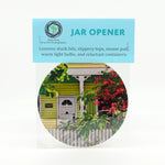 Key Lime Cottage Photograph on a 5" Rubber Round Jar Opener