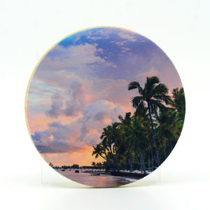 Tropical Dreams Photograph on a 4" Rubber Home Coaster