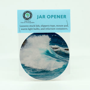 Ocean Wave on a 5" rubber bottle opener