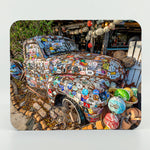 Bo Fish Wagon Photograph on a Rectangle Rubber Mouse Pad