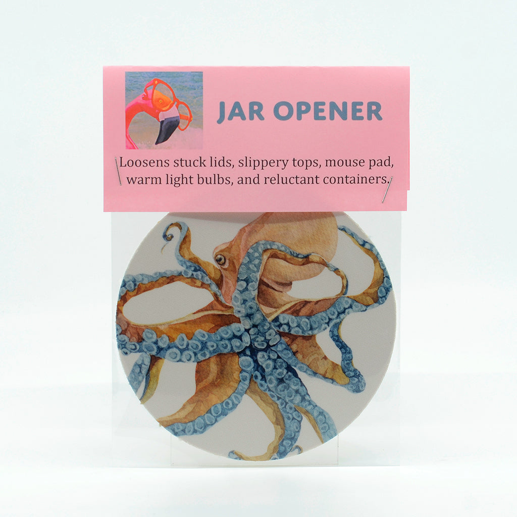Kitchen Gadget-Octopus Rubber Jar Opener and Bottle Opener