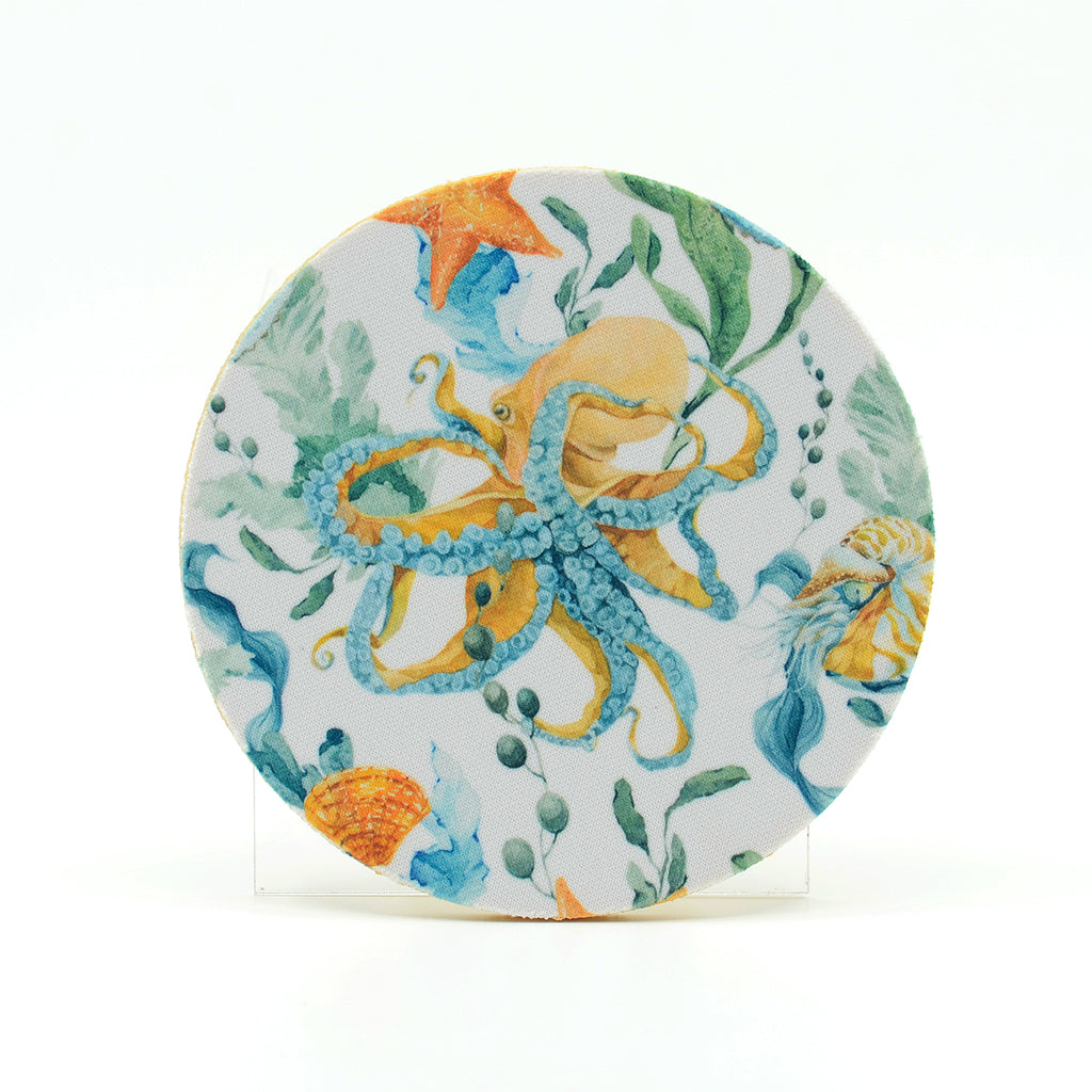 Rubber Drink Coaster-Octopus-Protects Furniture