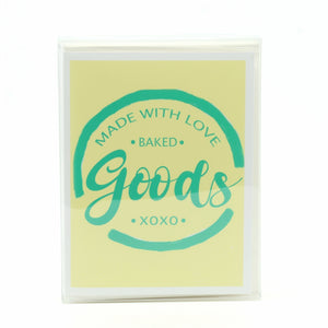 Baked Goods Small notecard set of 5 cards