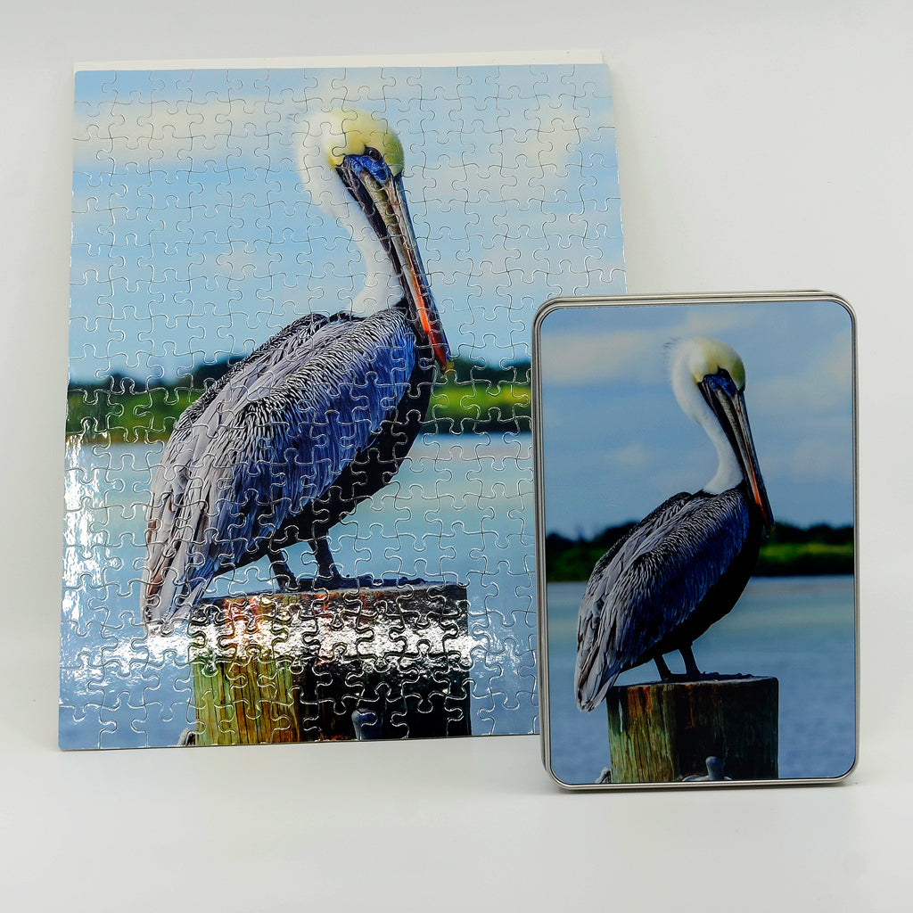 Brown Pelican Jigsaw Puzzle-Gift for Family