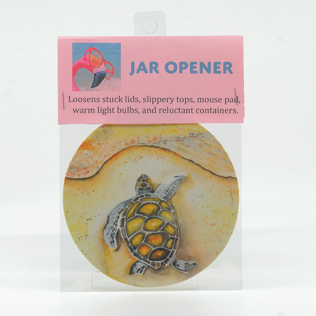 Kitchen Gadget-Brown Sea Turtle  Rubber Jar Opener