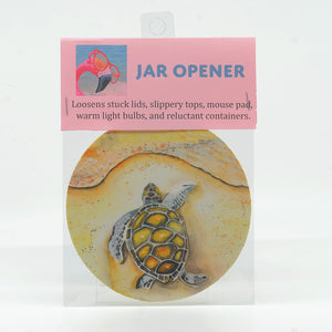 Kitchen Gadget-Brown Sea Turtle  Rubber Jar Opener