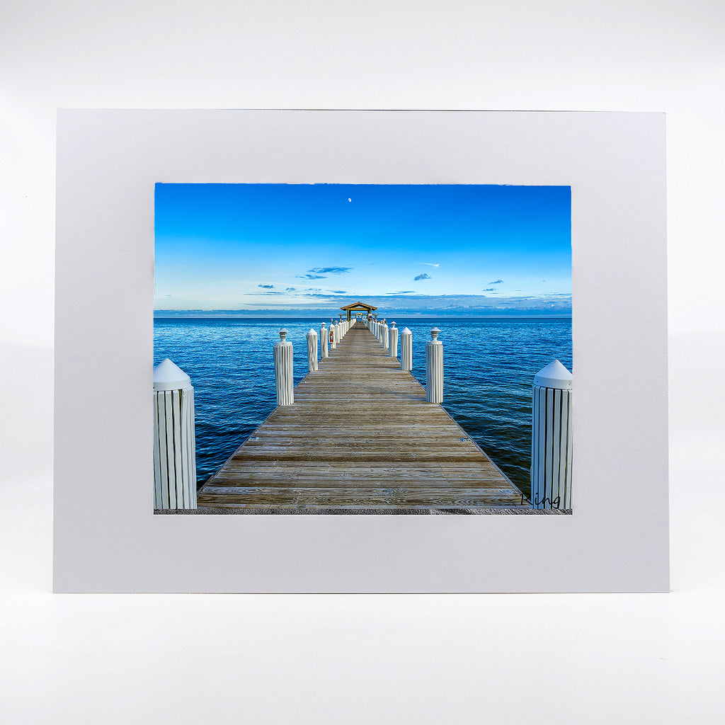 Cheeca Lodge Dock fine art photograph 11"x14"