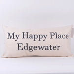 My Happy Place Edgewater Pillow